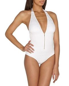 Wanted: Seeking: White one piece swimsuit with zipper fr La