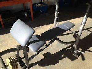 Weight Bench and Weights