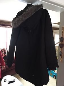 Women's black winter coat