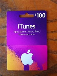 $100 iTunes card