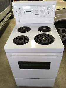 24" Moffat Range/stove/Oven in exc.condition-white in color.