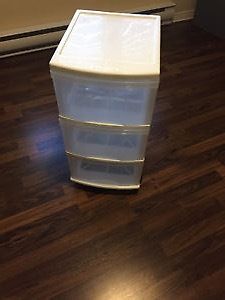 3 drawer clear cart