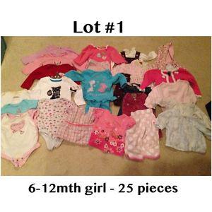 6-12 month clothing lots