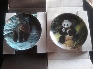 BRADFORD COLLECTABLE PLATES.....BEARS