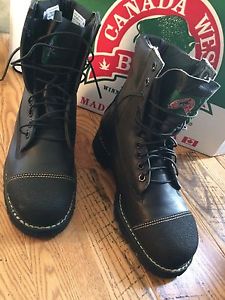 BRAND NEW CANADA WEST LEATHER SAFETY / WORK BOOTS