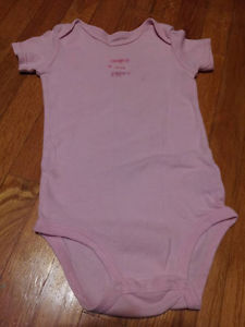 Baby Girl Sleepers and Onesies, 6-12 months