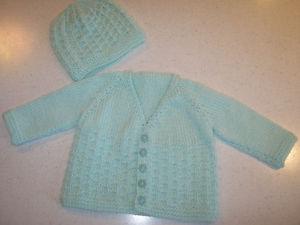 Baby Sweater & Hat Set