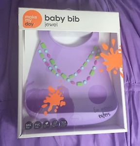 Brand New Girls Silicone Bib