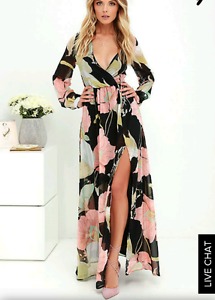 Brand new floral maxi dress with tag