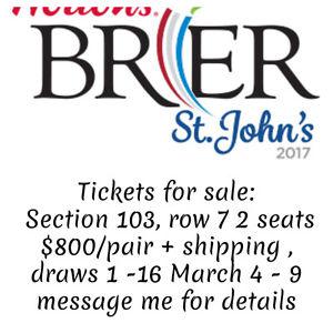 Brier tickets