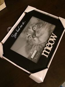 Cat picture Frame - you had me at meow - NEW