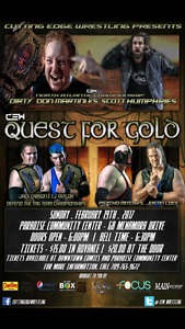 Cutting Edge Wrestling - Feb 19th in Paradise!