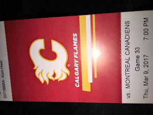 Flames vs Montreal Canadiens 200-level tickets