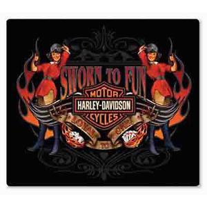 Harley Davidson "Sworn To Fun" Tin Sign (New)