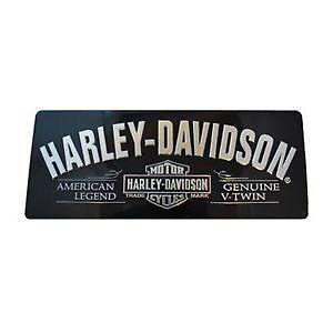 Harley Davidson V Twin Metal Embossed Sign (New)