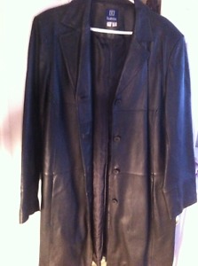 Leather Coat 3/4 lenght
