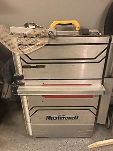 Maximum Mastercraft tablesaw and compound mitre sliding saw