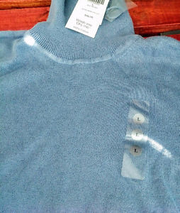 New Blue turtleneck sweater