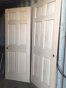New Maple Hardwood Doors