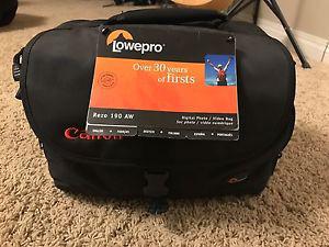 New unused Lowepro camera bag Rezo 190 AW