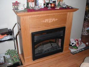 Oak fireplace/heater