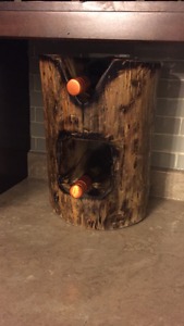 Pine counter top wine rack/holder