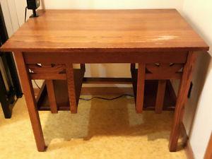 Solid Wood Library Desk