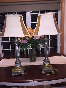 Two beautiful table lamps in like new condition