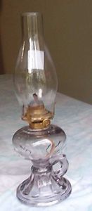 Vintage coal oil lamp