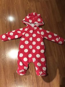 0-3m fleece suit