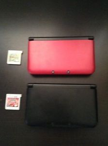 3ds Xl with charger and games