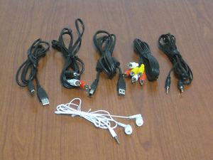 5 Essential Cables & Brand New Ear bud.All For $5 Only.