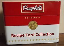 Campbell Soup recipe box