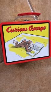 Curious George tin lunch box