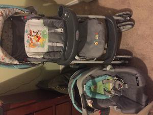 Infant car seat and matching graco stroller!