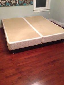 King Size Box Spring and Frame