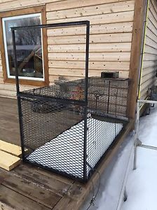 Large animal cage trap