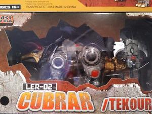 Lost Exo-Realm Cubrar & Tekour Dinobot Transformers sealed