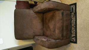 Microfiber glider and recliner for sale