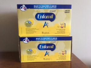 Never Opened Enfamil A+(0-12m) Ready to feed cases