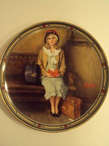 Norman Rockwell Decorative Plate – “A Young Girl’s