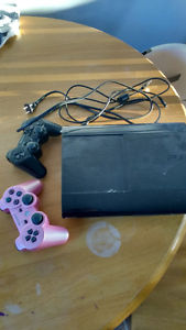 PS3, 2 controllers, and 24 games
