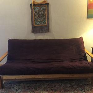 Pine frame futon