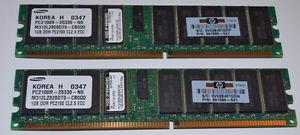 RAM: Various DDR & DDRMB - 2GB sticks