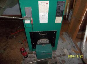REDUCED PRICE!! HOT AIR FURNACE & STEEL OIL TANK