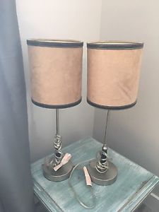 Suede Beige Lamps