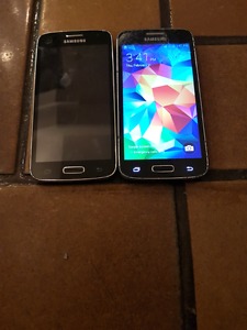 Two Samsung galaxy cores
