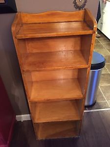 Vintage Solid Wood Bookshelf