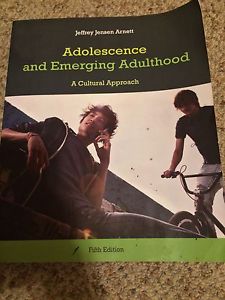 Wanted: Adolescent psychology cultural approach text