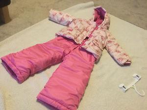 2T Girls London Fog Matching Jacket and Snow Suit